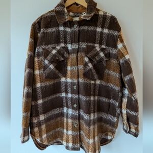 RD STYLE Plaid Shacket